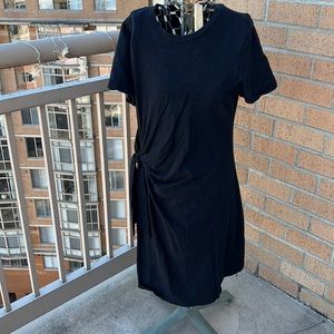 Gap. Black Dress With Side Tie Detailing. Size Large
